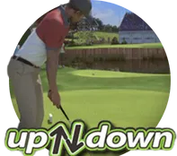 Golf upNdown — game at U2wallet